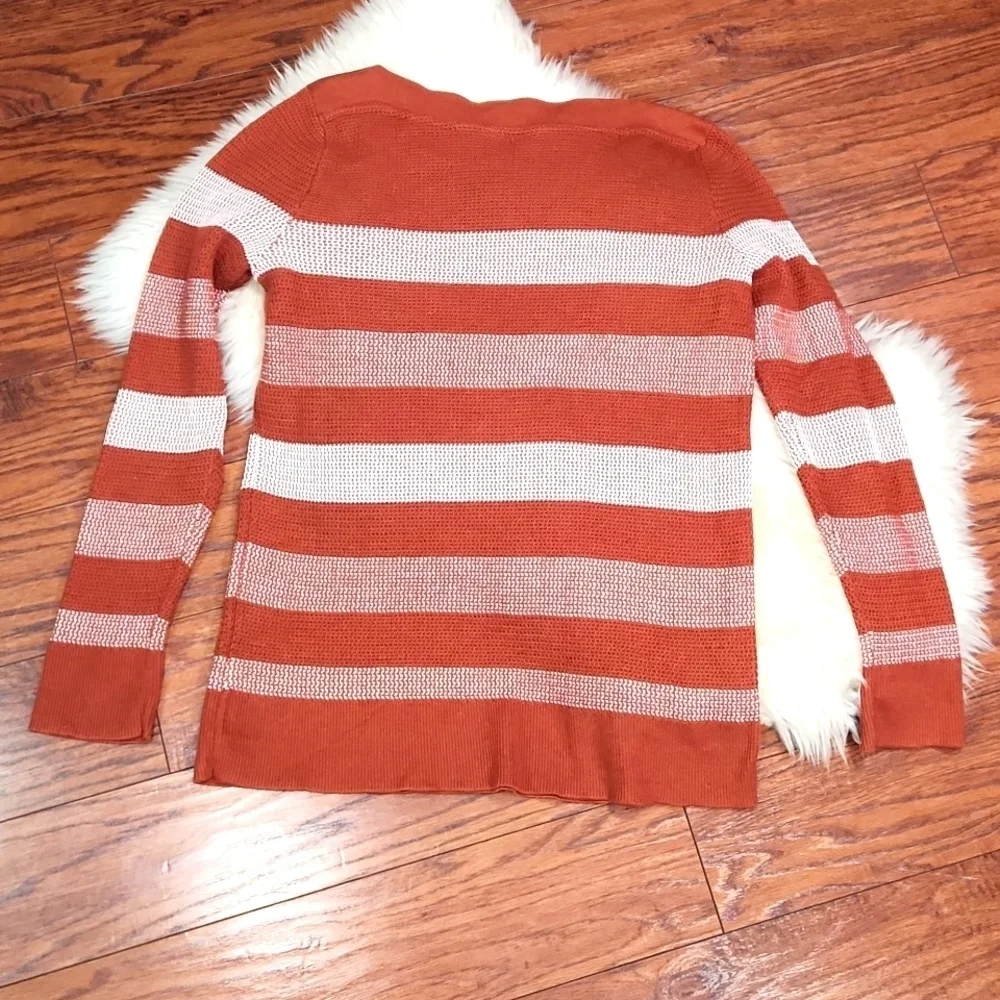 Market & Spruce Tawnee Cotton Blend Crewneck Knit Sweater - Picture 2 of 6